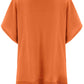 Slit V-Neck Half Sleeve Knit Top