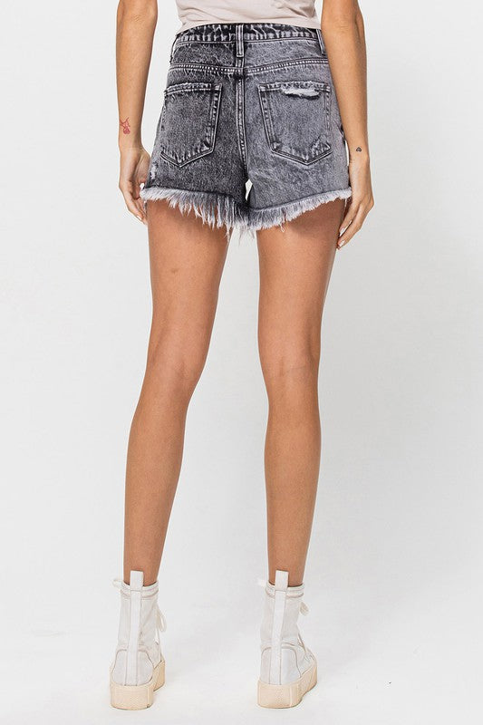 XS-S-M-L - SUPER HIGH RISE 2 TONED SHORT