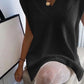 Ribbed V-Neck Sleeveless Sweater Vest