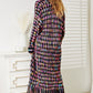 Angel Wings Full Size Multicolored Open Front Fringe Hem Cardigan