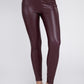 High Rise Faux Leather Leggings