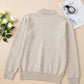 Mock Neck Long Sleeve Sweater