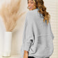 Open Front  Cardigan with Pockets