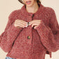 Melange multicolor sweater top