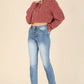 Melange multicolor sweater top
