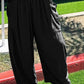 Full Size Pocketed Drawstring Wide Leg Pants