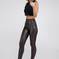 High Rise Faux Leather Leggings