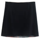 Printed Zip Mini Skirt