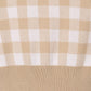 LS Gingham pattern cardigan