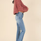 Melange multicolor sweater top