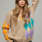 Plus V Neck Button Front Cardigan