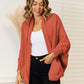 Open Front  Cardigan with Pockets