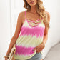 Tie-Dye Strappy V-Neck Cami