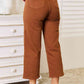 Judy Blue Full Size Tummy Control Garment Dyed Wide Crop