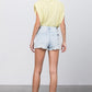 HIGH RISE PREMIUM SHORTS WITH FRONT ZIPPER