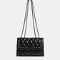 Studded PU Leather Crossbody Bag