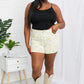 Judy Blue Full Size Floral Denim Shorts with Pockets