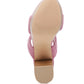 RAG&CO MILLE FEUX SUEDE SLIP-ON BLOCK HEELEDSANDAL