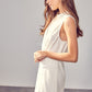 COLLARED SIDE BUTTON DRESS