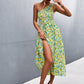 Floral Smocked One-Shoulder Midi Dress