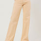 HIGH WAISTED WIDE CUT STRAIGHT LEG