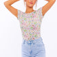 SLEEVELESS OPEN BACK BODYSUIT