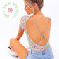 SLEEVELESS OPEN BACK BODYSUIT