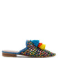 ZOOEY COLORFUL WOVEN FLAT MULES