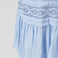 HALTER NECK TRIM LACE WITH FOLDED DETAIL DRESS