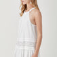 HALTER NECK TRIM LACE WITH FOLDED DETAIL DRESS