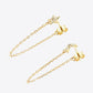 Zircon Star and Moon Mismatched Earrings