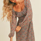 Floral Print Midi Dress