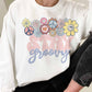 STAY GROOVY GRAPHIC SWEATSHIRT