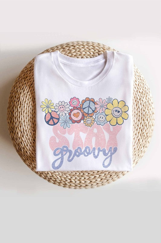 STAY GROOVY GRAPHIC TEE