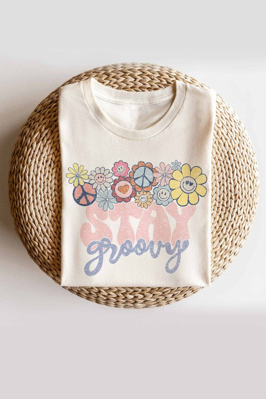 STAY GROOVY GRAPHIC TEE