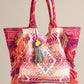 Boho Fringe Tassel Shoulder Tote Bag