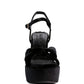 LIDDEL Velvet High Block Heeled Sandals