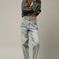 HIGH WAIST BALLOON JEANS