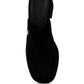 DELAUNAY Suede Heeled Mule Sandals