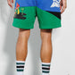 THINK GREEN CUT&SEW  GRAPHIC  SHORTS