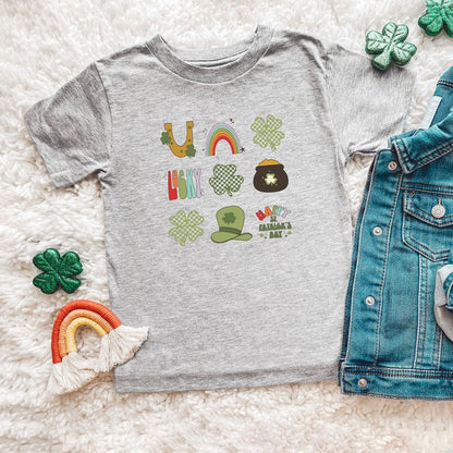 St. Patty's Icons Chart Toddler Graphic Tee
