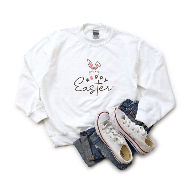 Hoppy Easter Bunny Egg Youth Sweatshirt