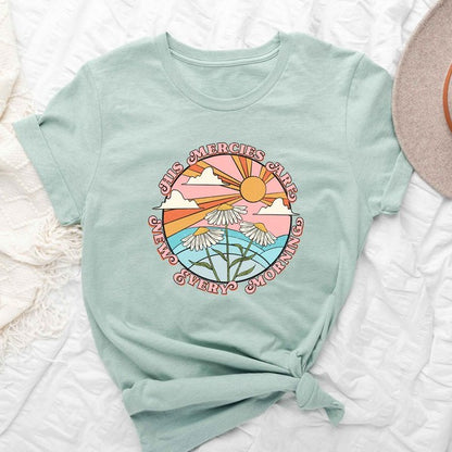 Retro His Mercies Are New Every Morning Tee