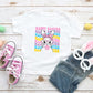 Bubble Gum Bunny Wavy Toddler Graphic Tee