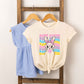 Bubble Gum Bunny Wavy Toddler Graphic Tee
