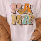 Mama Retro Flowers, Mother's Day Graphic Tee
