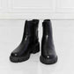 MMShoes What It Takes Lug Sole Chelsea Boots in Black