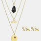 Triple-layer MAMA I LOVE YOU 18K gold-plated Pemdant Combo Deal