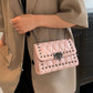Studded PU Leather Crossbody Bag