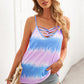 Tie-Dye Strappy V-Neck Cami
